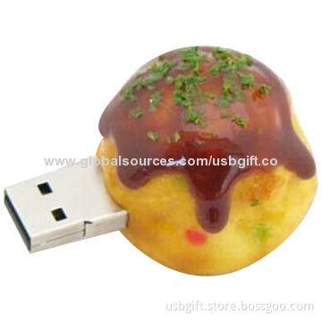 Delicious food USB flash drive, PVC material, 4GB